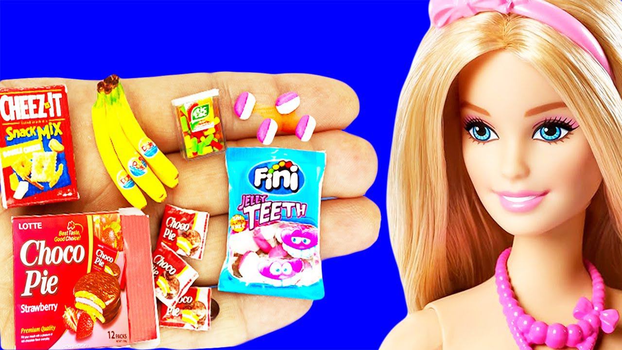 20 DIY MINIATURE REALISTIC HACKS AND CRAFTS  MINI FOOD, SEWING CRAFTS, PINK MINIATURE HOUSE