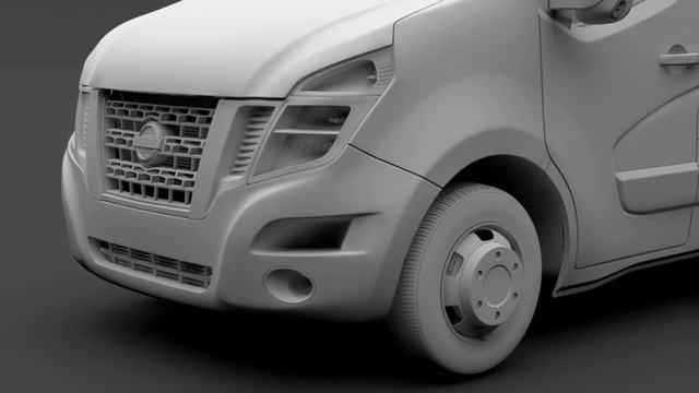 Review of Nissan NV 400 L1H2 Van3D Model смотреть онлайн