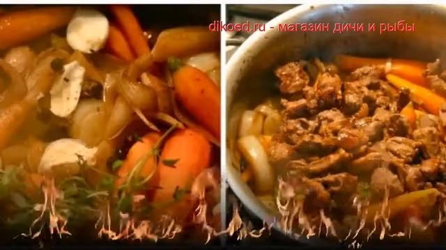 Рецепты из косули - как приготовить косули пошаговый рецепт - Жаркое из косули по-Вудландски смотреть онлайн