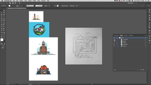 Интерфейс Adobe Illustrator. Урок 2. Мини курс «Adobe Illustrator для новичков» смотреть онлайн