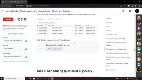 How to Build a BI Dashboard Using Google Looker Studio and BigQuery || [GSP403] || Updated Solution