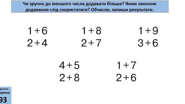 Математика 1 клас Готуємося до вивчення віднімання чисел 6,7,8,9 смотреть онлайн