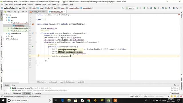 Alert Dialog in Android Studio | How to create alert dialog in android studio | Dr Vipin Classes смотреть онлайн
