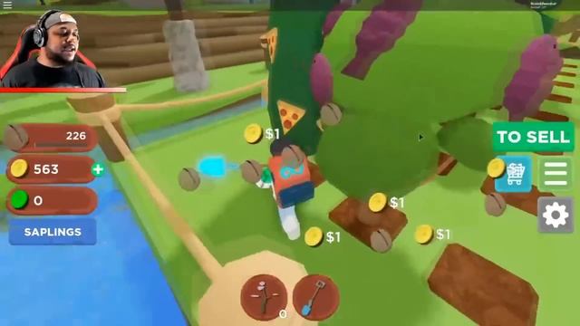 I planted 10,000 TREES and reached MAX TREES in Roblox Tree Planting Simulator! #TeamTrees смотреть онлайн