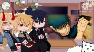 •|Chainsaw Man react to Jujutsu Kaisen|•// gacha club ??/??