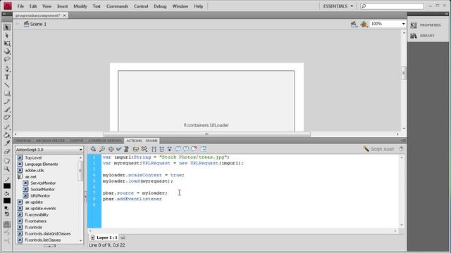 Flash Tutorial The ProgressBar Component HD смотреть онлайн