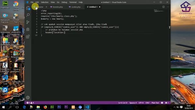 Tutorial Smarty PHP Template Engine - Smarty Login With Cookie смотреть онлайн