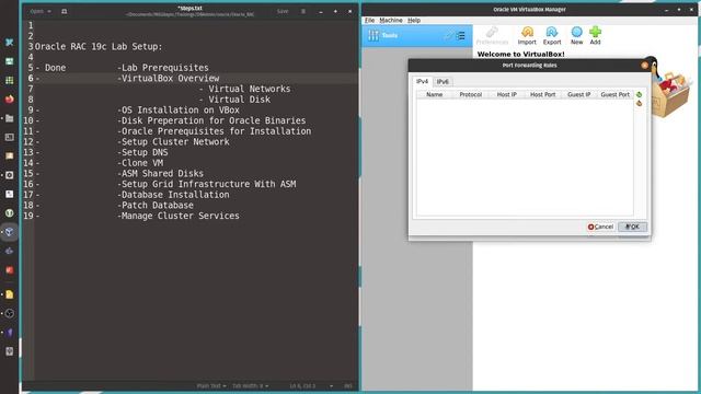 Oracle RAC 19c On Oracle Linux 8.5 - Part 2 - VirtualBox Main Components and Setup NAT смотреть онлайн