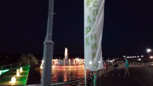 Набережная пензы вечером.