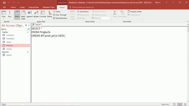 SQL course - Sorting with ORDER BY (lesson 4) смотреть онлайн