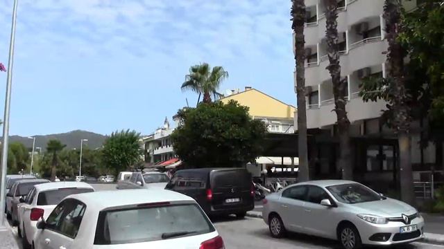 13. Турция. Мармарис. Общественный пляж.Дорога с пляжа к отелю Intermar 3*. Август, 2016 год. смотреть онлайн