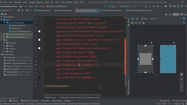 QR Code Scanner App in Android Studio | Make QR Code Scanner App from Scratch | Android Tutorials смотреть онлайн