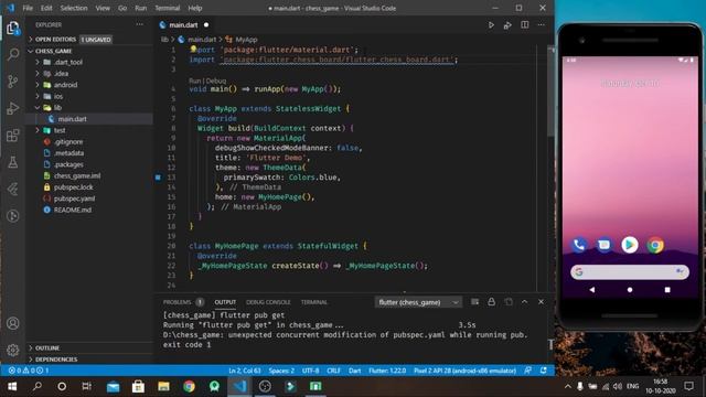 #3 Chess game in flutter [EN] смотреть онлайн