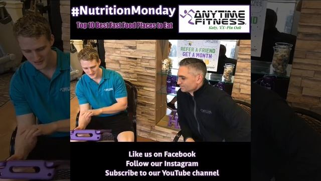 Nutrition Monday with Tiran and Austin *Top 10 Best Fast Food to Eat* смотреть онлайн