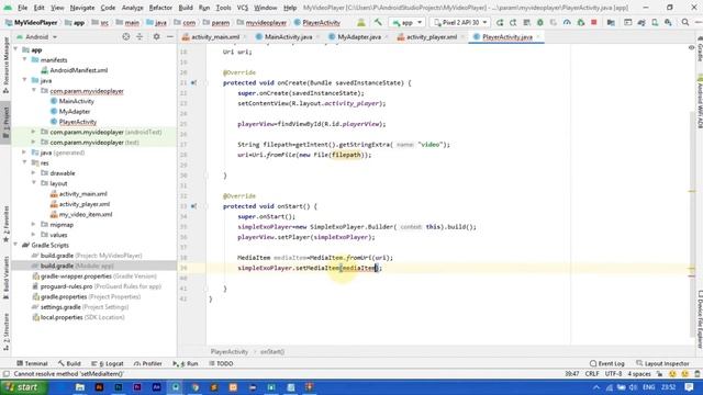 Create Video Player in Android Studio Using JAVA in Hindi/Urdu смотреть онлайн