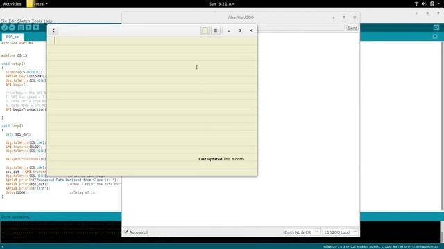 SPI Communication between NodeMCU and Arduino UNO смотреть онлайн
