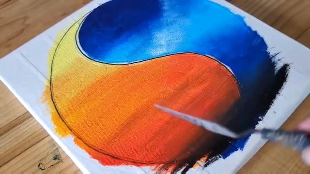 Картина Инь-Янь - Abstract ART смотреть онлайн