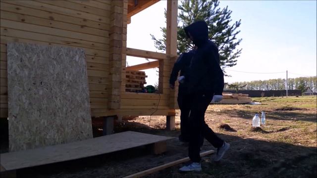 Подшиваем черновой пол по деревянным лагам своими руками смотреть онлайн