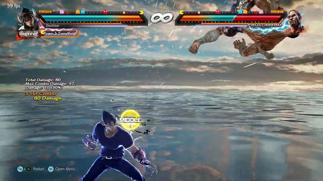 Tekken 8 Jin and Devil Jin Merge Combos be like Part 2! смотреть онлайн