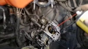 Как снять и почистить дроссельную заслонку, мотор 5а-fe.
