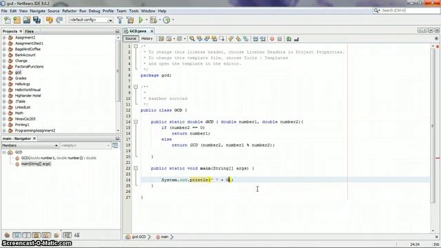 Java Greatest Common Divisor Program: GCD Eucleadians Algorithm смотреть онлайн
