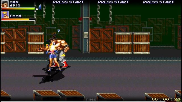 Streets of Rage 2X - Version 2.3 Test (New Screen Edge Lock + SOR4 Juggle System) смотреть онлайн