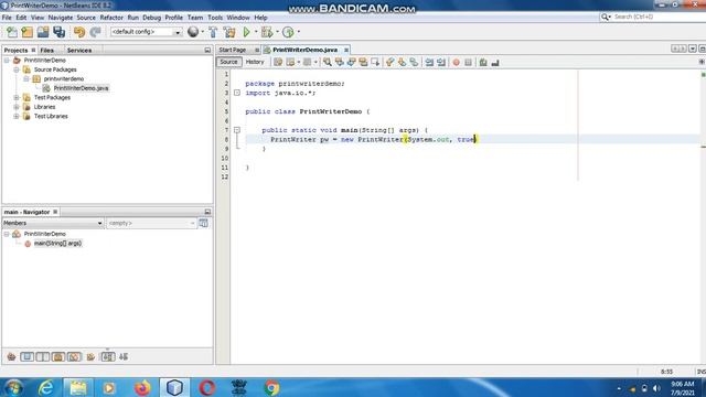 Java the complete Reference Ninth Edition (Chapter 13) Example (5) PrintWriter Class смотреть онлайн