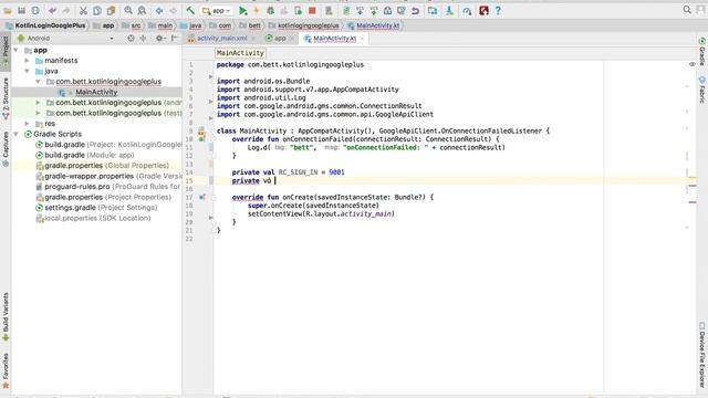 Android Kotlin Login Google + смотреть онлайн