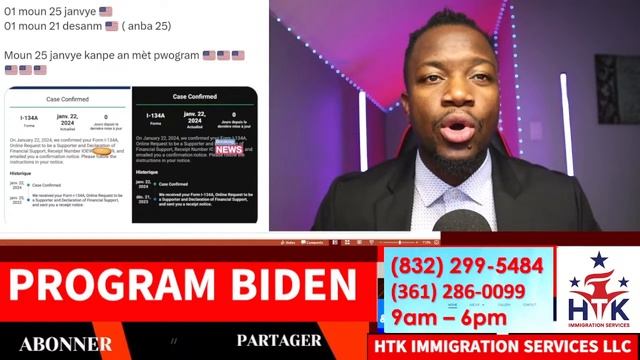BILAN 22 JANVIER 2024 NOUVO UPDATE SOU PROGRAM BIDEN MOUN APROUVE #parole #uscis #pwogrambiden смотреть онлайн