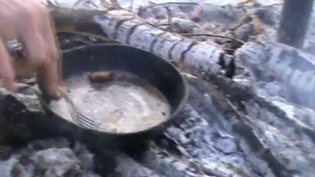 готовим на костре в лесу блины на масленницу смотреть онлайн