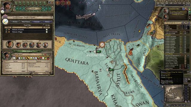 Lets Play Crusader Kings 2 - Great Works (Wonders of Egypt) #46 смотреть онлайн