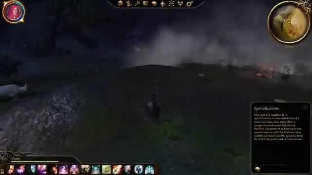 Dragon Age Origins Elemental Mage AoE spells смотреть онлайн