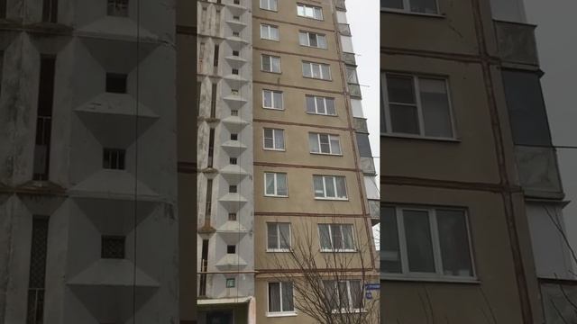 Ремонт фасада. Промышленный альпинизм. Начало работ !!! смотреть онлайн
