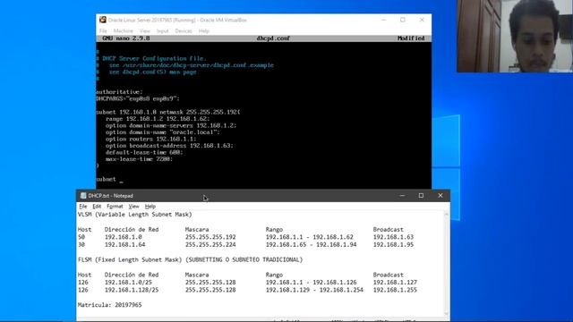 SERVIDOR DHCP - ORACLE LINUX 8 смотреть онлайн