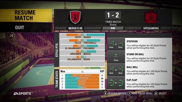 Fifa Street 4 - Online Team Play 4 v 4