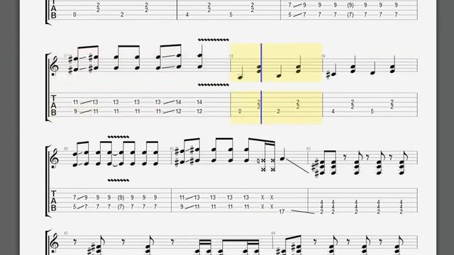 Metallica   Hero Of The Day James Guitar Tablature