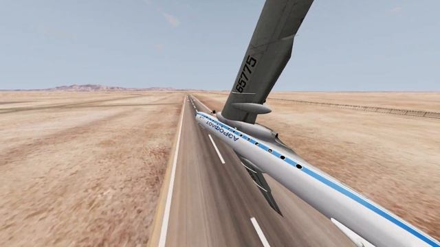 Крушение ту-104 (beamng)
