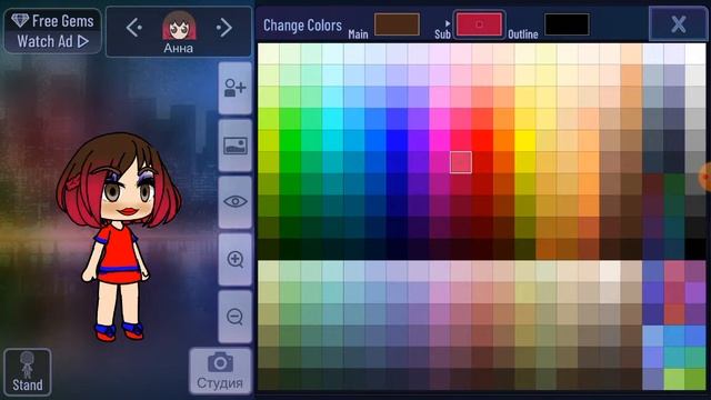 инструкция как создать прикольного персонажа(королеву) в gacha Club смотреть онлайн