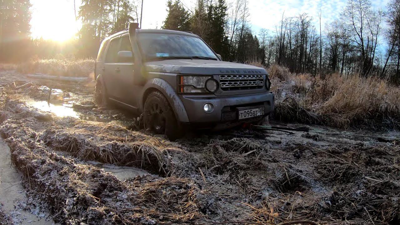 [4K] Land Rover Discovery 4 "сдулся" на маршруте к базе ПВО Skoda Yeti, Honda Pilot, Outlander и др смотреть онлайн