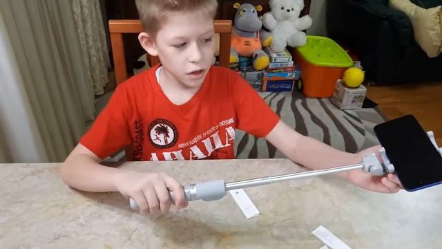 Монопод Xiaomi Selfie Stick + Tripod Grey. Монопод Сяоми. Селфи стик. Трипод. Серый.