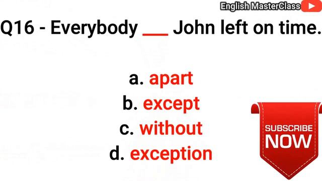 Difficult/Advanced English Grammar Quiz- 30 Question Level Test | English MasterClass #learnenglish смотреть онлайн
