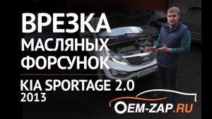 Задиры и стук Киа Спортейдж G4KD 2.0 масляные форсунки
