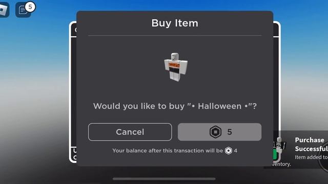 HALLOWEN ТРАТА РОБУКСОВ!? *купила новую анимацию?*