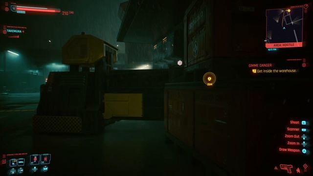 Get inside the warehouse Cyberpunk 2077 Gimme Danger Walkthrough Mission Quest STEALTH GAMEPLAY смотреть онлайн