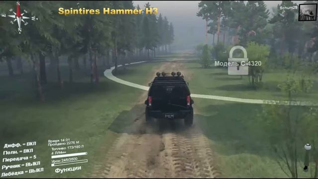Spintires Hammer H3 03.03.2016 смотреть онлайн