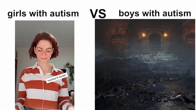 Girls with autism vs Boys with autism | Dark Souls 3 Edition смотреть онлайн