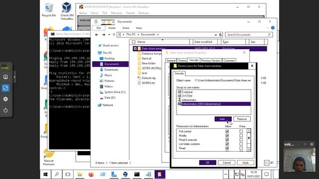 Langkah langkah membuat folder share pada platform linux dan window смотреть онлайн