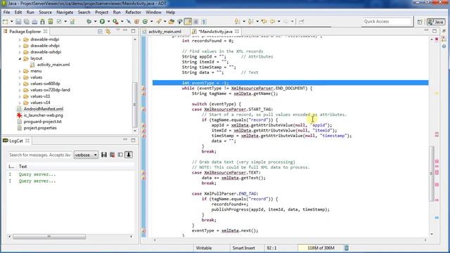 Download XML from a Web Server: Android Programming смотреть онлайн