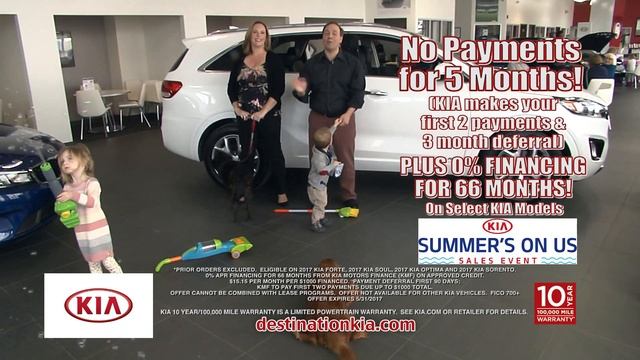 No Payments for 5 Mos. | Kia Makes Your First 2 Payments | 0% Financing | Destination Kia | 12206 смотреть онлайн