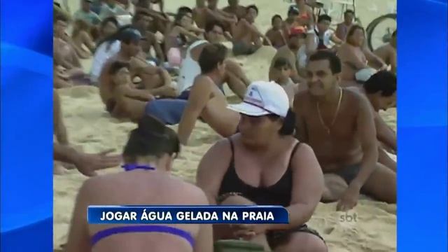 Câmeras Escondidas (21/02/16) - Jogar Água Gelada na Cara смотреть онлайн